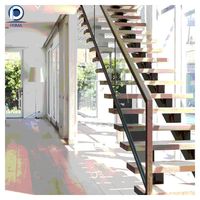 Offre Spéciale : Garde-corps en Verre Trempé pour Escalier Droit – Idéal pour Projets de Rénovation Intérieure de Maisons Modernes