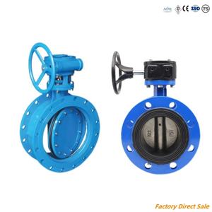 صمام فراشة Ptfe من حديد الدكتايل الناعم <span class=keywords><strong>PN10</strong></span> ، صمام فراشة يدوي من الفولاذ المقاوم للصدأ ، صمام فراشة مبطن بالفلور - Product Image 2