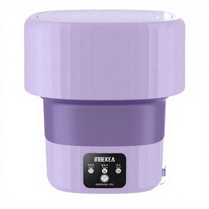 <span class=keywords><strong>Machine</strong></span> à <span class=keywords><strong>laver</strong></span> portable mini pliable en plastique semi-automatique électrique durable 9L 8L pour usage hôtelier, économie <span class=keywords><strong>d</strong></span>'<span class=keywords><strong>eau</strong></span> - Product Image 4