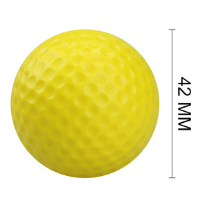 Pelotas de Juguete de PU de 40 mm, 42 mm y 63 mm, Pelotas Rebotantes para Aliviar el Estrés, Pelotas de Práctica de Golf, Productos de Goma - Product Image 2