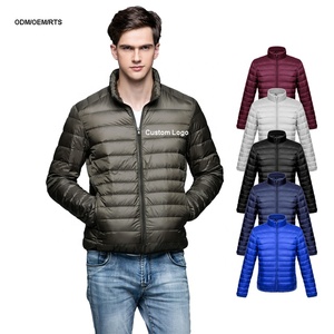 Veste matelassée pour homme 2023, légère, isolée, chaude, rembourrée, pliable, imperméable, écologique, col montant, fine - Product Image 1