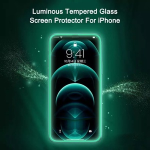 ฟิล์มกระจกนิรภัยเรืองแสงป้องกันการตกกระแทกสำหรับ iPhone 15 14 12 13 7 Plus 16 16E 5S SE - Product Image 5