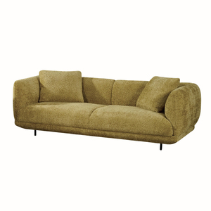 Juego de Sofás Seccionales Extensibles de Estilo Francés de Lujo, con Estructura de Madera Maciza, Tapizado de Terciopelo y Relleno de Esponja, 3 Plazas, Muebles para Sala de Estar - Product Image 3
