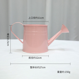 <span class=keywords><strong>Pot</strong></span> en métal de vente chaude peut arrosoir de jardin extérieur arrosoir en métal jardin étain plante arrosoir - Product Image 2