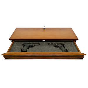 Estante de Almacenamiento Moderno para Dormitorio u Oficina, Estante Flotante de Pared con Compartimento Oculto, Estante de Madera con Cajón Oculto para Armas - Product Image 5