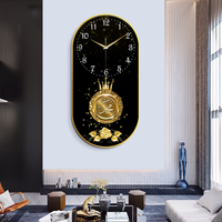 Jam dinding dekorasi seni Modern jarum senyap modis dekorasi Islam cetak Mural untuk rumah Hotel kantor ruang arsitektur Muslim
