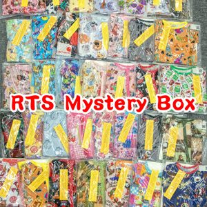 ウェイウェイ発送準備完了 竹繊維テリー素材 ミステリーボックス 再販 キッズ用袖付きYKKジッパーパジャマ ランダムプリント サプライズボックス 衣装 - Product Image 1