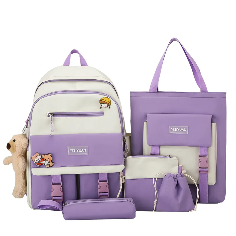 individuelle modische handtaschen für frauen um die schulter stylus 4 satze taschen jungen und mädchen reisetaschen schul-/schüler-rucksack