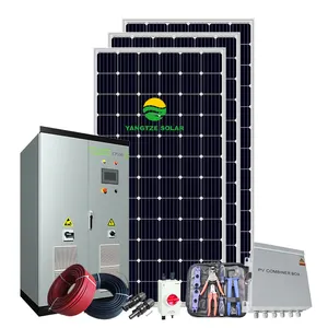 Instalação fácil de frete grátis 1mw no sistema solar da grade com painel solar de alta eficiência