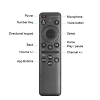 Control Remoto para TV Samsung con Función de Voz, Material Plástico ABS, Carga Solar, Compatible con Todos los Televisores Inteligentes Samsung