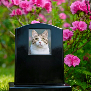 Lapide in Granito Naturale per Cani e Gatti, Design Moderno Personalizzato, Scultura Commemorativa in Pietra - Product Image 6
