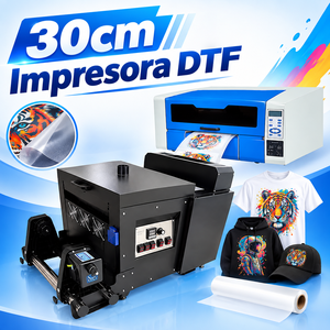 Impresora DTF AYF de 30 cm, Impresora de Camisetas de 2 Cabezales con Epson XP600 | i3200 Ideal para Servicios de Personalización - Product Image 1