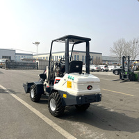 Mini chargeur électrique de haute qualité de 2000kg petite chargeuse sur pneus compacte avant de dérapage de batterie pour le chargeur de tracteur de construction