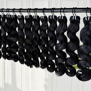 ผมมนุษย์แท้แบบ Body Wave  ความหนาแน่นเต็มพิกัด เนื้อนุ่ม สีธรรมชาติ จัดจำหน่ายโดยตรง - Product Image 6