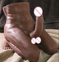 Masturbateurs solides demi-corps à gros fessiers, très demandés, dildos souples et étanches pour femmes, jouets sexuels réalistes de grande taille