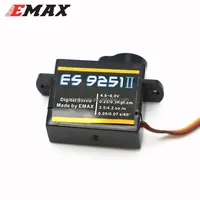 Servomoteur numérique micro EMAX Officiel ES9251 II 2.5G 0.27Kgf.Cm pour modèles de voitures, hélicoptères, avions et pièces de bricolage