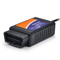 Escáner de diagnóstico automático ELM327 USB V1.5 OBD2 de alta calidad, herramienta de diagnóstico de coche, lector de código