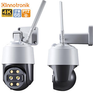 Innotronik 4K 8MP户外速度圆顶10倍变焦人形跟踪Wifi PTZ彩色夜间闭路电视双镜头监控摄像头 - Product Image 4