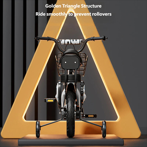 Bicicleta Deportiva para Niños de 18 Pulgadas con Marco de Acero al Carbono, Frenos de Disco, Ruedas de Entrenamiento, Canasta, Diseño de 4 Ruedas, Cómoda, para Niños de <span class=keywords><strong>3</strong></span>+ <span class=keywords><strong>Años</strong></span> - Product Image 6