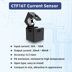 YADA CTF16T UL Sertifikalı 50A/20mA 100A/40mA AC DC 500V Bölünmüş Çekirdek Akım Trafosu CT Açıklığı 16mm Akım Sensörleri - Product Image 4