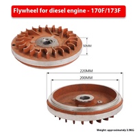 Spezielle luftgekühlte Dieselgenerator-Schwungrad-Maschinen starter teile für 170F/173F/178F/186F/188F/192F für die Baufarm