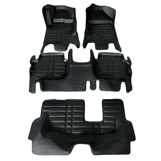 Car Accessories Interior Decoration Waterproof 5D Auto Floor Mats 4 Pieces for Ford Everest 2023,2022