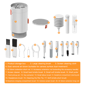 Kit de <span class=keywords><strong>nettoyage</strong></span> multifonction Q20 20-en-1 pour ordinateurs portables, téléphones, tablettes, claviers, écouteurs, appareils photo, outil de <span class=keywords><strong>nettoyage</strong></span> avec <span class=keywords><strong>nettoyage</strong></span> d'écran - Product Image 2