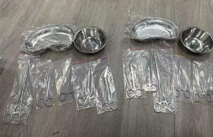 Caja de instrumentos quirúrgicos médicos de acero inoxidable Juego básico de entrega de cirugía - Product Image 4