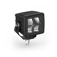 Nouveau projecteur LED cube 40W tout-terrain, faisceau spot et large, éclairage auxiliaire de conduite 2000LM pour camion