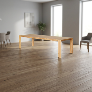 Minimalist Eco-Friendly Durable Waterproof Wooden Rectangle <b>Dining</b> Table Modern Stable Home Furniture 8 Seater Solid Wood Design - Product Image 3