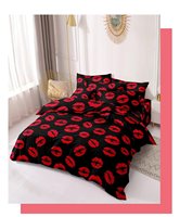 Offre Spéciale : Parure de Lit Luxe 4 Pièces en Satin Imprimé Léopard – Housse de Couette, Couette et Draps