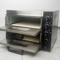 Four à pizza électrique en acier inoxydable, four de cuisson commercial
