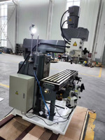 Machine de fraisage et de perçage robuste WELLON ZX6350V, alimentation automatique, rotation à 45 degrés, verticale et horizontale, avec certification CE
