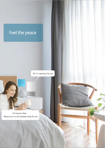 Fábrica nueva UE/Reino Unido Panel de vidrio azul templado Sistema de hogar inteligente Tuya Board Wifi interruptores de luz Control remoto interruptores de Control - Product Image 6