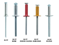 Rivets à fleurs de 3,2 mm, 4,0 mm, 5,0 mm, rivets aveugles à décoller pour panneaux en plastique et planches de toilettes
