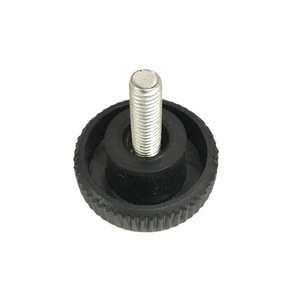 Vis de réglage à tête en caoutchouc, tête ronde recouverte de plastique, zinguée, pour machines et équipements, norme GB836 - Product Image 1