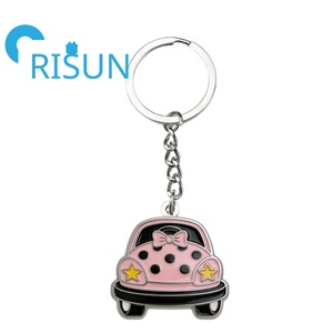 Portachiavi in Metallo Smaltato Personalizzato all'Ingrosso, Divertente Gioco Hot Wheels Bump Toy, Llavero <span class=keywords><strong>per</strong></span> Bambini, Portachiavi Auto Bumper Kart - Product Image 5