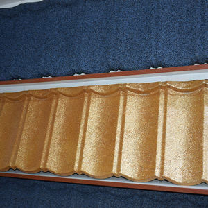 Tôle de toiture en <span class=keywords><strong>acier</strong></span> galvanisé aluminium de haute qualité, meilleur prix par pièce, tuile de toiture en métal revêtue de pierre - Product Image 5