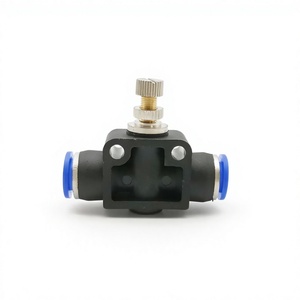 Vanne de régulation pneumatique droite filetée LSA pour le contrôle du débit d'air, raccord de serrage pour trachée, vanne de commutation pneumatique 4-12mm - Product Image 4