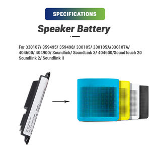 Baterai Speaker 11.1 2600, pengeras suara 330107 pengganti 330105 V 404600 mAh untuk bose Soundlink 3 II dengan alat - Product Image 3