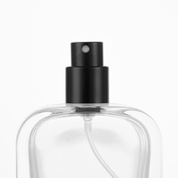 Atomiseur rechargeable au design tendance et nouveau, en verre haute transparence, durable, anti-fuite, adapté à un usage personnel