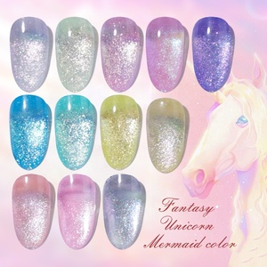 Vernis à ongles en gel, art des ongles, gel OEM, étiquette personnalisée, fantaisie arc-en-ciel, cheval, sirène, non toxique, inodore, tenue de 3 à 4 semaines - Product Image 2