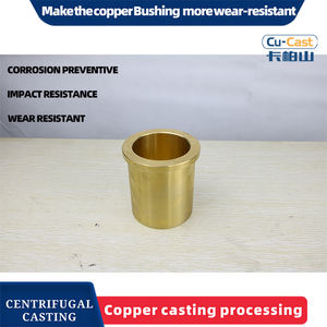 C93700 Bagues en métal CNC personnalisées Pièces de manchon de conception de bride en laiton Bronze Fer Bagues en métal CNC personnalisées de haute qualité - Product Image 3