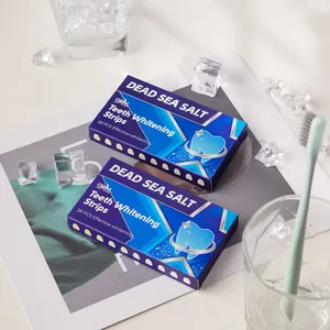 Professional Gentle Natural Dead Sea Salt Advanced Teeth Whitening Strips Private Label