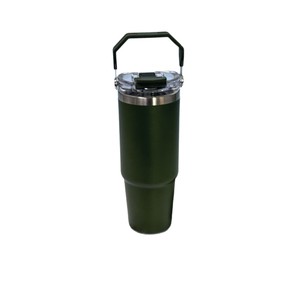 Vaso de acero inoxidable aislado de 30oz, 304 pajita de acero, conveniencia transfronteriza, taza gigante para bebidas frías, para regalos de negocios - Product Image 2
