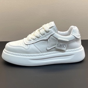 Nouvelles chaussures pour hommes - Collection automne - Cuir - Style britannique - Simples et élégantes - Polyvalentes - Semelle épaisse - Chaussures décontractées - Style à enfiler - Product Image 6