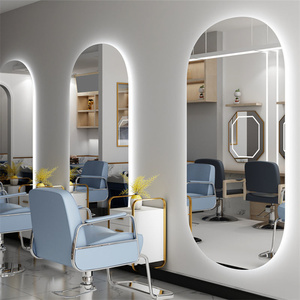 Luci LED parete salone specchio stazione parrucchiera & trucco specchio per uso barbiere - Product Image 4