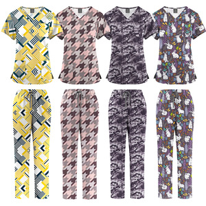 2026 New Arrival Printed Hospital Uniforms <strong>Nurse</strong> Uniform Sets for Men Women for Hospital <strong>Nurses</strong> Workwear Scrubs <strong>Outfit</strong> - Product Image 6