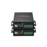 RS232 RS485 RS422 a convertidor de fibra 3 en 1 Codificador de módem de fibra óptica de datos en serie de 485/422/