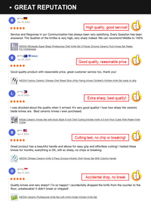 MIDDIA professionale Chef cucina coltello in ceramica di alta qualità OEM ceramica personalizzata con strumento di cucina in plastica stile giapponese - Product Image 6